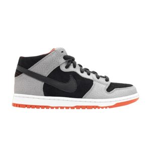 Nike Dunk Mid Pro SB Un-Supreme Grey Stealth Black-Dragon-Red (314383-015)