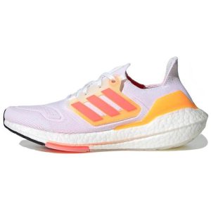 Adidas UltraBoost 22 White Flash Orange   Cloud-White Turbo (GX5595)