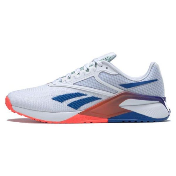 Reebok Nano X2 White Vector Blue Gradient   Footwear-White Orange-Flare (GX9913)