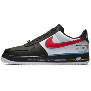 Nike Air Force 1 Low 07 QS Motorsport Black Racer-Blue-White (AH8462-004)