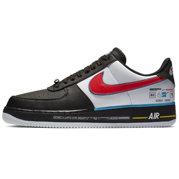 Nike Air Force 1 Low 07 QS Motorsport Black Racer-Blue-White (AH8462-004)