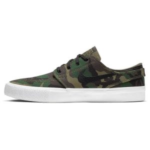 Nike Zoom Janoski Canvas Premium SB Camo Green Iguana Black (AQ7878-201)