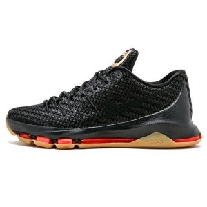 Nike KD 8 EXT Black Gold Metallic-Gold-Laser-Crimson (806393-001)