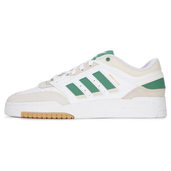 Adidas Drop Step Low White Semi Court Green   Cloud-White (HQ7132)