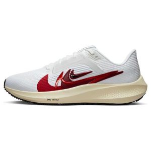 Nike Air Zoom Pegasus 40 Premium Quadruple Swoosh    White Team Red Photon-Dust University-Red Multi-Color (FB7703-100)