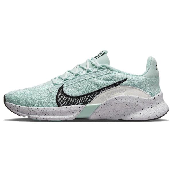 Nike SuperRep Go 3 Flyknit Next Nature Jade Ice Blue White Emerald-Rise (DH3393-300)