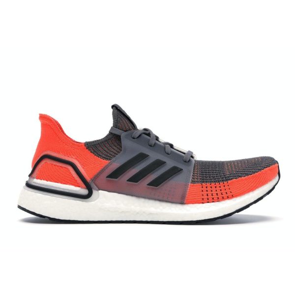 adidas UltraBoost 19 Hi Res Coral Orange Grey-Four Core-Black (G27517)