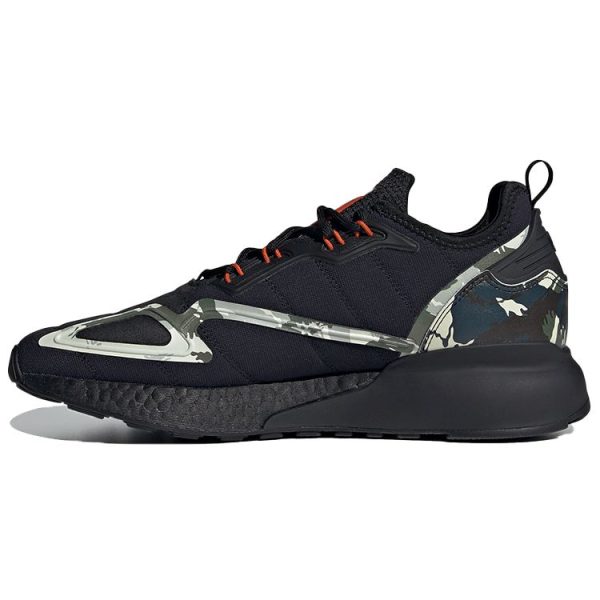 adidas ZX 2K Boost Black Camo Core-Black Collegiate-Orange (GW2328)