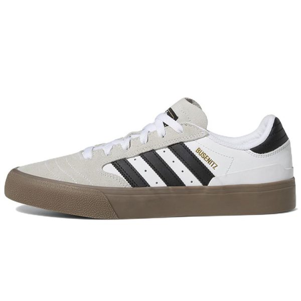 Adidas Busenitz Vulc 2 White Gum   Cloud-White Core-Black Gold-Metallic (GW3190)