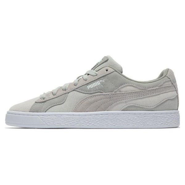 Puma Suede Camowave Earth - Feather Grey Cool-Light-Grey Smokey-Grey (390673-02)