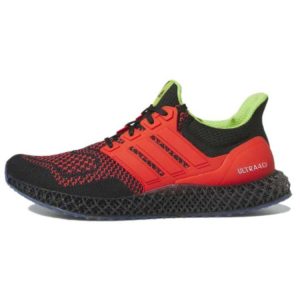 adidas Ultra 4D Black Red Solar Green Core-Black Bright-Red Semi-Solar-Green (HP9737)