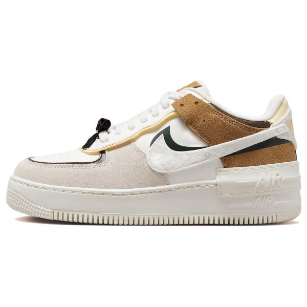 Nike Air Force 1 Shadow Bling     Dark-Driftwood (FB1857-111)