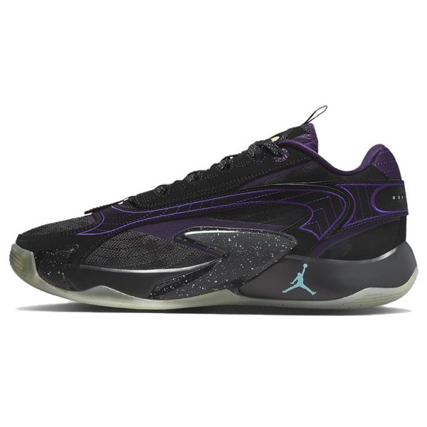 Air Jordan Jordan Luka 2 PF LukAI   Black Grand-Purple Aurora-Green (DX9012-001)