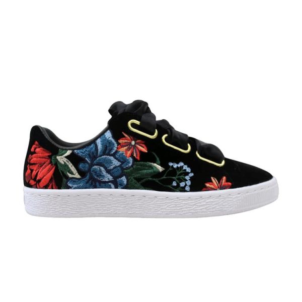 Puma   Basket Heart Hyper Embroidered  Puma-Black (366116-01)