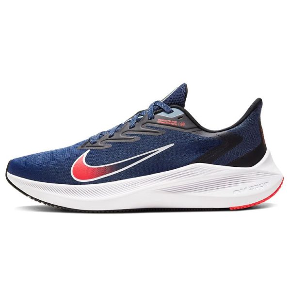 Nike Zoom Winflo 7 Midnight Navy Crimson  - (CJ0291-400)