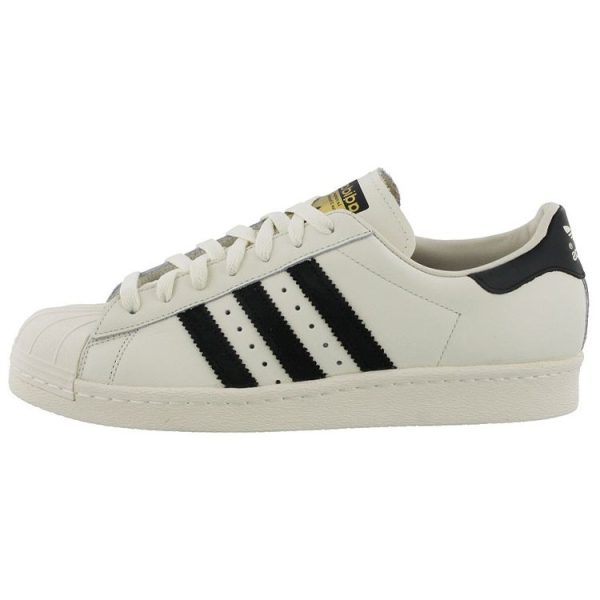 adidas Superstar 80s Vintage Deluxe White Vintage-White Core-Black (B25963)