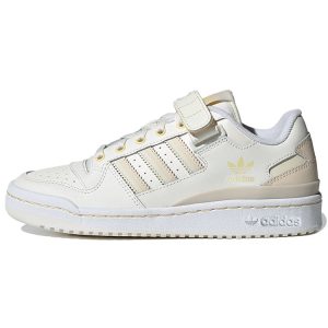 Adidas Forum Low Premium White Halo Ivory   Cream Cloud-White Aluminium (GW4920)