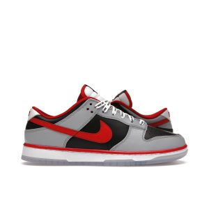 Nike Clark Atlanta University x Dunk Low Panthers Black Team-Scarlet Classic-Charcoal (DR6189-001)