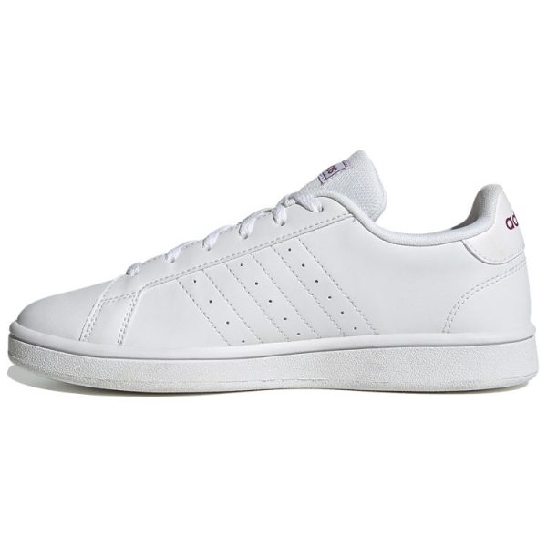 Adidas Grand Court Base White Cherry Metallic   Cloud-White Dove-Grey (FW0810)