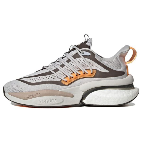 Adidas AlphaBoost V1 Grey Wonder Beige   Flash-Orange (IE9670)