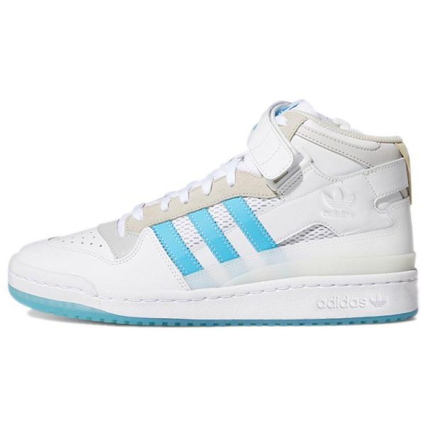 Adidas Diego Njera x Forum 84 Mid ADV City of Angels White Cloud-White Signal-Cyan (H01019)