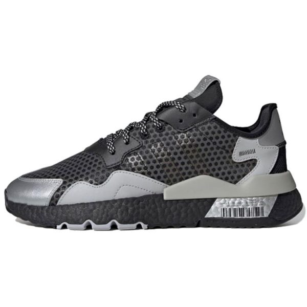 adidas Nite Jogger Bar Code Graphic Black Core-Black Silver-Metalic (EF5407)