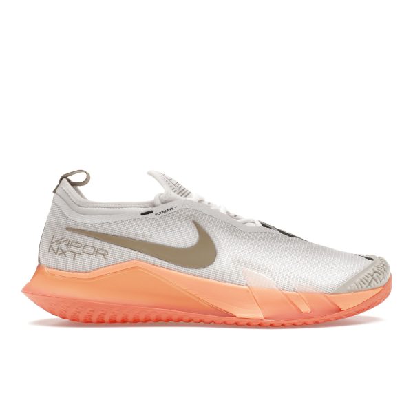 NikeCourt React Vapor NXT White Orange Trance Light-Bone Khaki (CV0724-103)