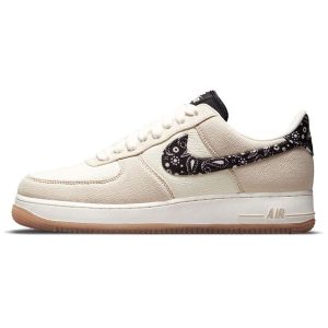 Nike Air Force 1 07 LV8 Paisley Swoosh Tan Rattan Pale-Ivory (DJ4631-200)