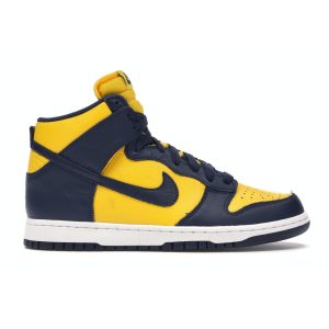 Nike Dunk High QS Michigan 2016 Blue Varsity-Maize Midnight-Navy (850477-700)