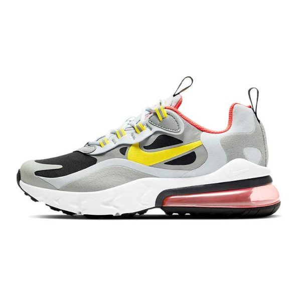 Nike Air Max 270 React GS Smoke Grey High Volt Dark-Smoke-Grey Light-Smoke-Grey (BQ0103-023)