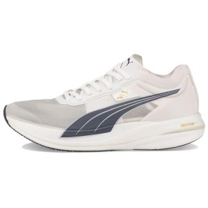 Puma Tracksmith x Deviate Nitro Elite Racer White Peacoat Team-Gold (377272-01)