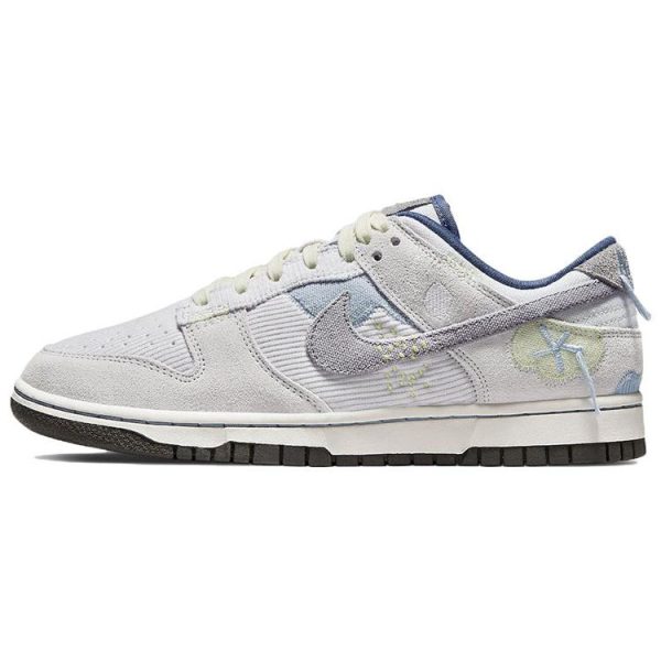 Nike Dunk Low On The Bright Side -   Photon Dust White Wolf-Grey Sail (DQ5076-001)