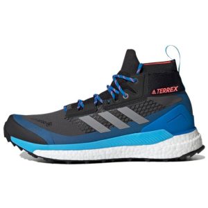 Adidas Terrex Free Hiker GTX Grey Blue Rush   Grey-Six Grey-Three (GZ0356)