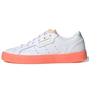 Adidas Sleek White Glow Orange   Cloud-White Signal-Coral (FW5463)