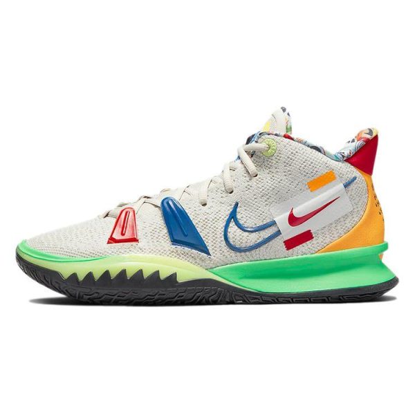 Nike Kyrie 7 Visions White Light-Bone Light-Green-Spark (DC9122-001)