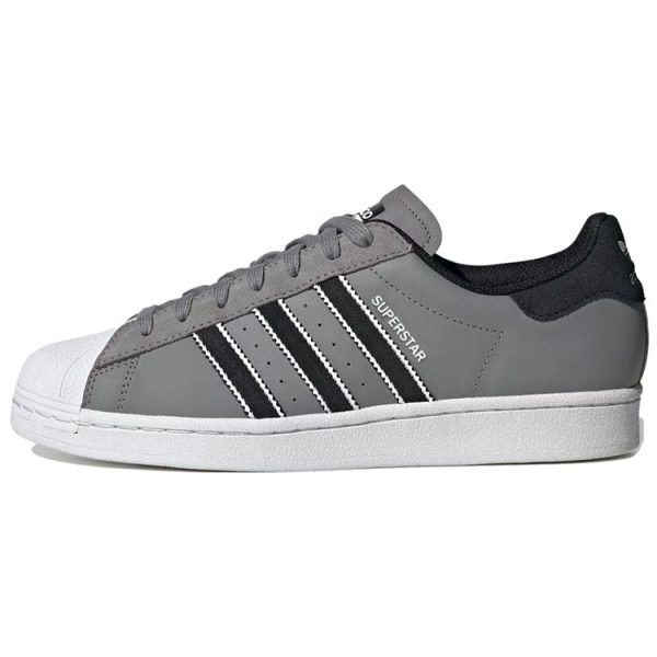 Adidas Superstar Grey Black   Grey-Three Core-Black Cloud-White (IF7981)