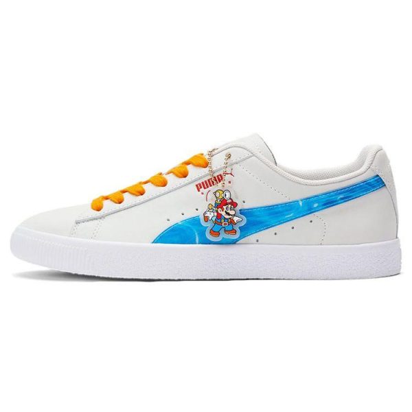 Puma Nintendo x Clyde Super Mario Sunshine White Whisper-White Angel-Blue (380199-01)