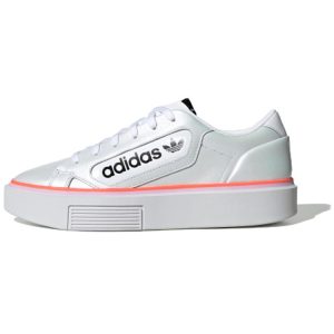 Adidas Sleek Super Cloud White   Clear-Lilac Signal-Coral (EF4956)