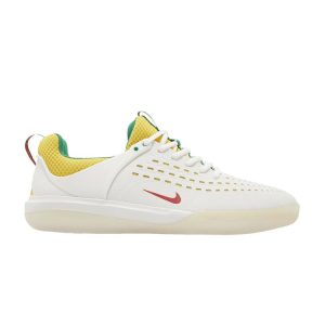 Nike Zoom Nyjah 3 Premium SB Rastafarian White Summit-White Tour-Yellow (DO9403-100)