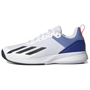 Adidas Courtflash Speed White Blue Black   Cloud-White Core-Black (HQ8481)