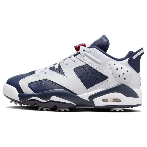 Air Jordan 6 Retro Low Golf Olympic - - (DV1376-101)