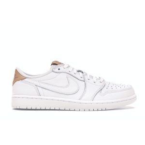 Air Jordan 1 Retro Low OG Premium White Tan White-Vachetta-Tan (905136-100)