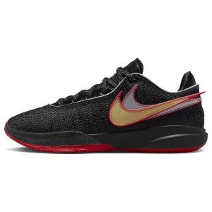 Nike LeBron 20 Trinity Black University-Red University-Gold (DJ5423-001)