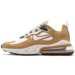Nike Air Max 270 React Reggae Gold Club-Gold Flat-Gold (AO4971-700)