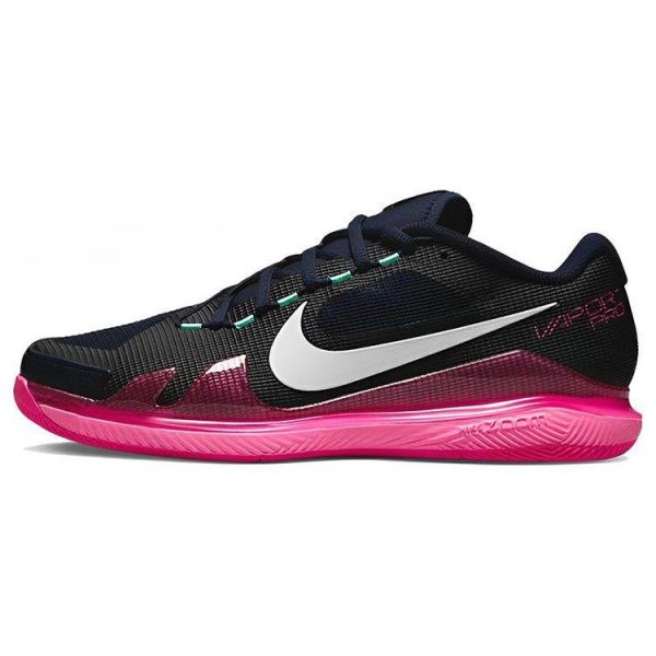 Nike Air Zoom Vapor Pro Obsidian Hyper Pink Blue Green-Glow White (CZ0220-402)