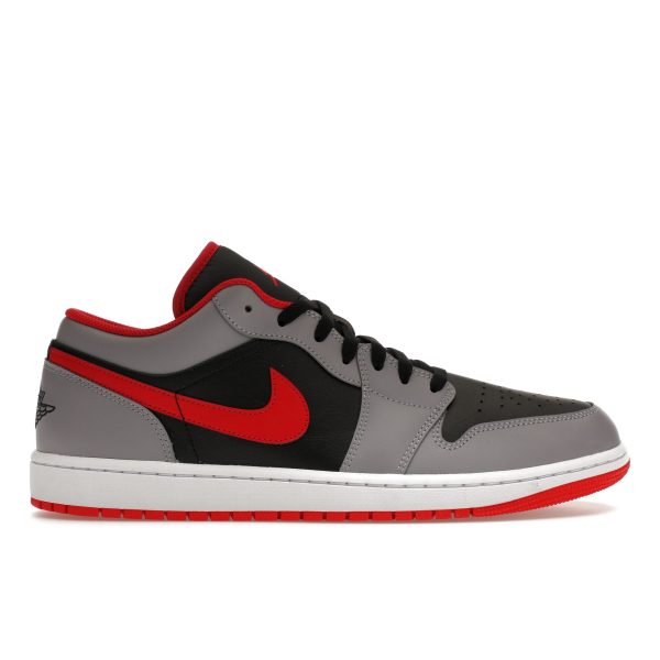 Jordan 1 Low Black Light Smoke Grey Gym Red (553558060)