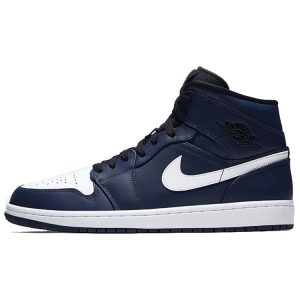 Air Jordan 1 Mid Obsidian  - (554724-401)