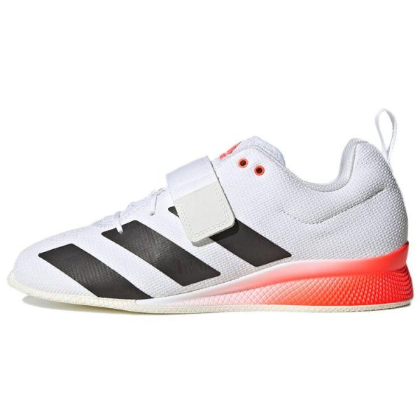 Adidas Adipower Weightlifting 2 White Solar Red   Cloud-White Core-Black (GZ2860)