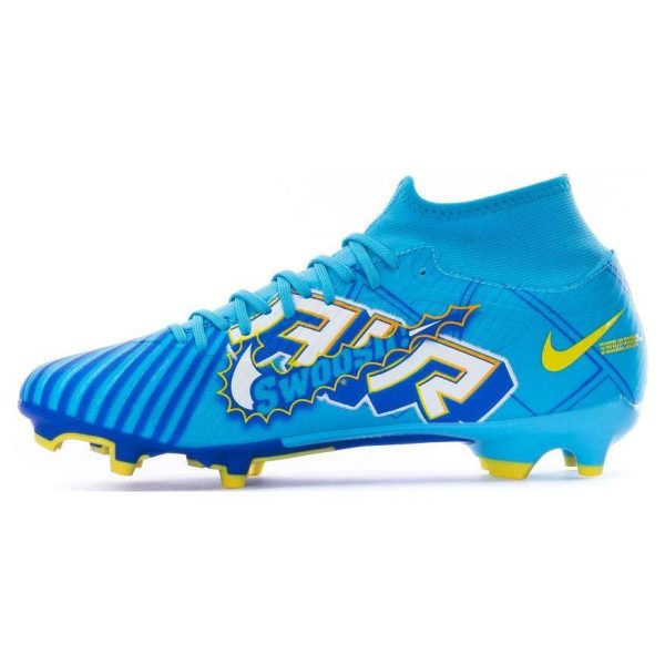 Nike Kylian Mbapp x Zoom Mercurial Superfly 9 Academy FG MG Motivation Pack Blue Baltic-Blue White (DO9345-400)