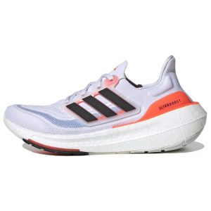 Adidas UltraBoost Light White Solar Red   Cloud-White Core-Black (HQ6353)